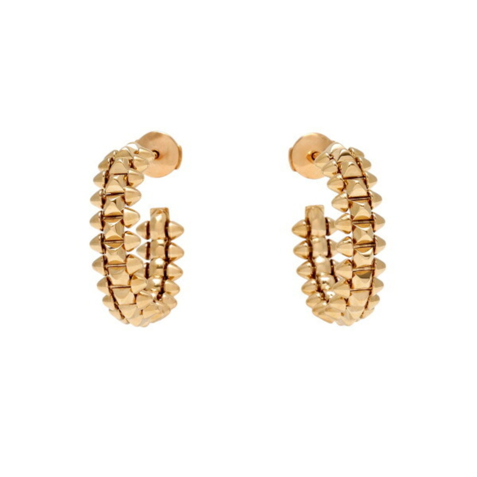 Cartier Crash de Small Size K18PG Pink Gold Earrings