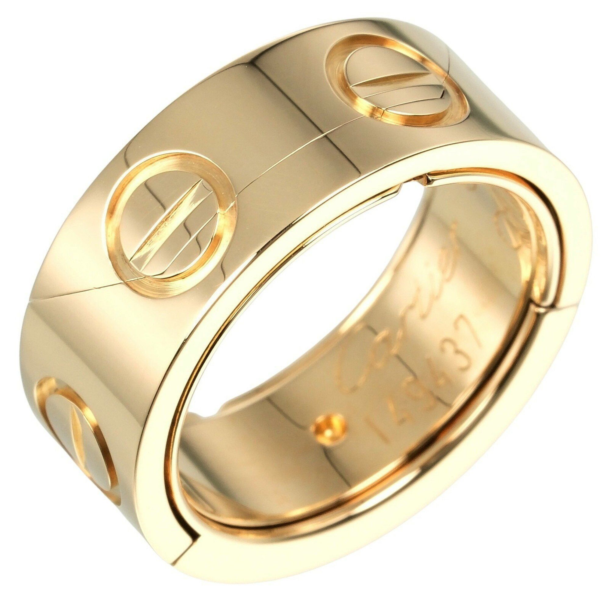 Cartier Astrolove size 6 ring, K18YG yellow gold, approx. 11g