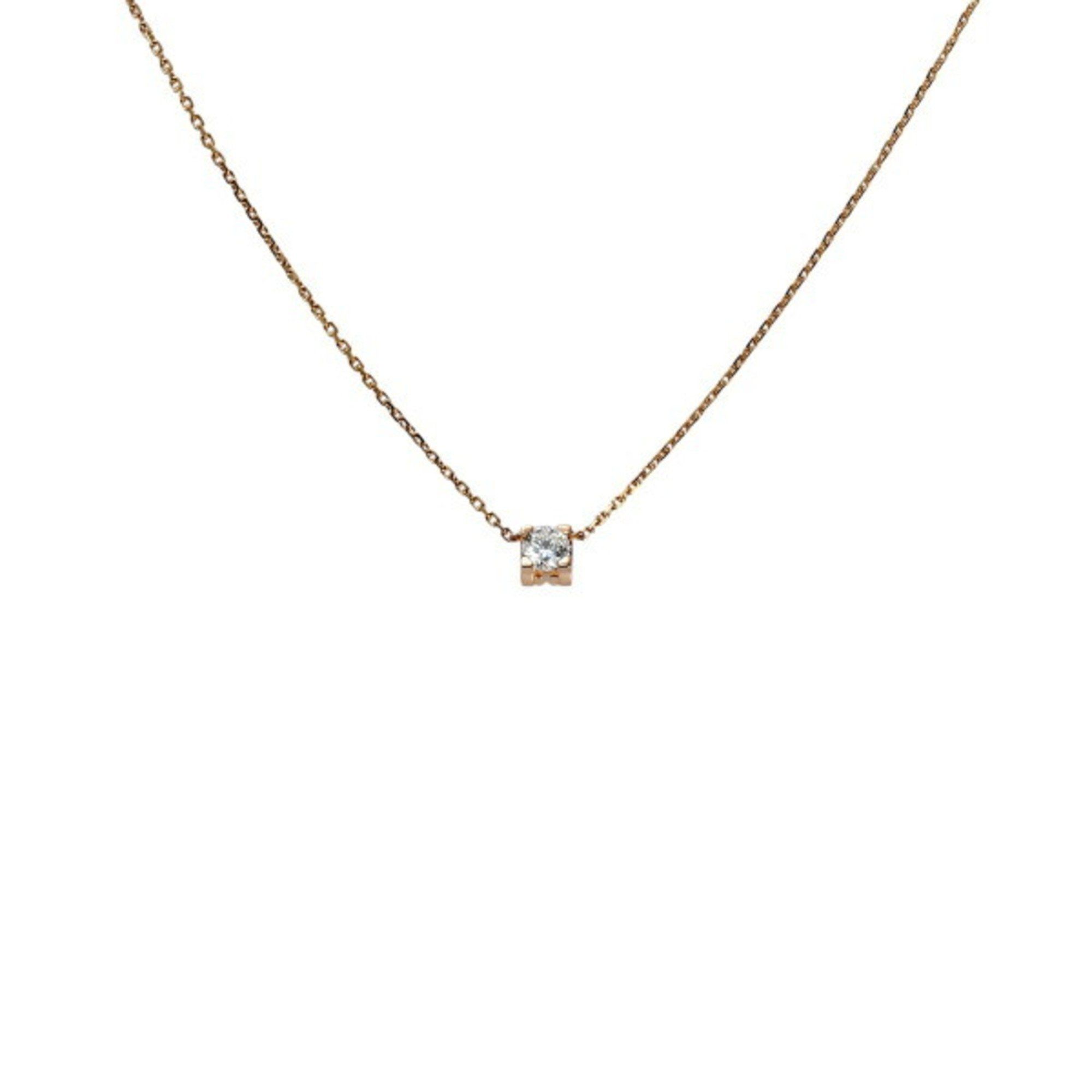 Cartier C de 18K pink gold necklace