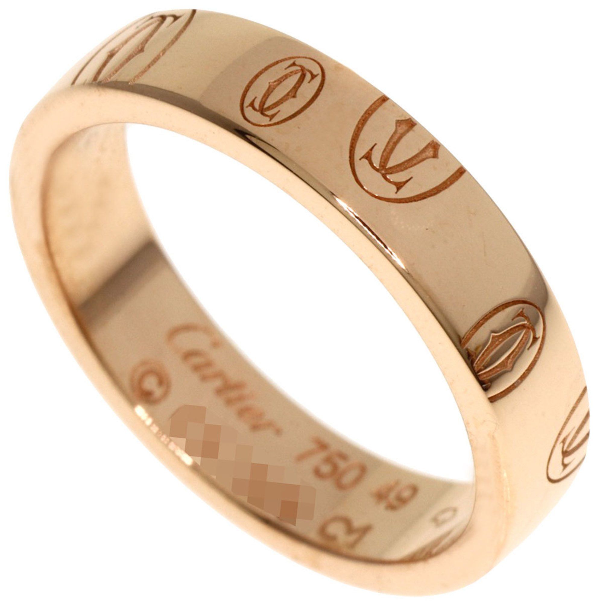 Cartier Happy Birthday #49 Ring, 18K Pink Gold, Women's, CARTIER