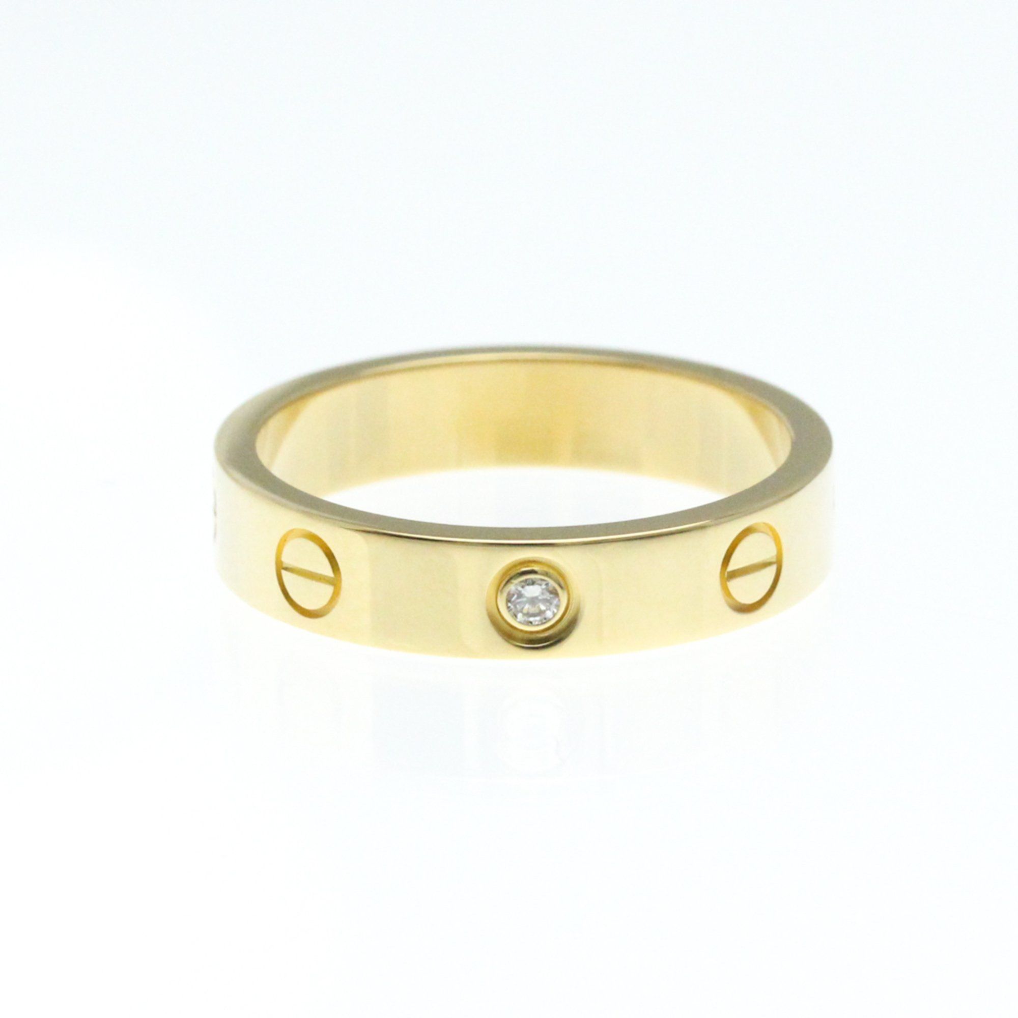 Cartier Mini Love 1P Diamond Ring Yellow Gold (18K) Fashion Diamond Band Ring Gold
