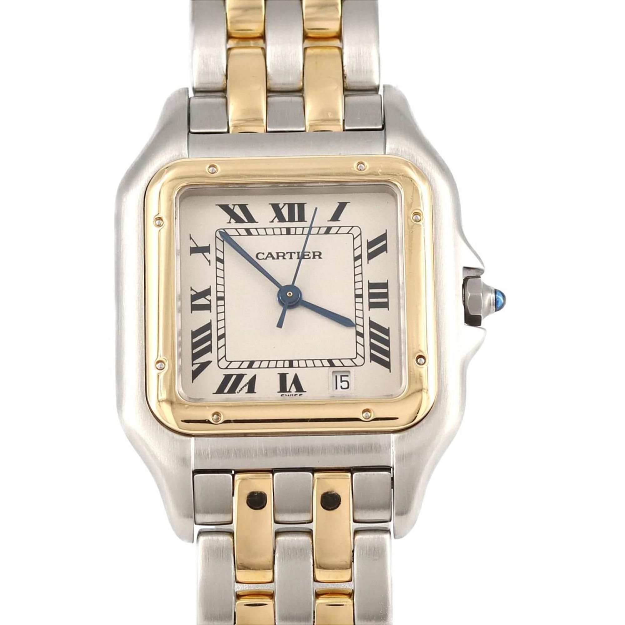 Cartier Panthere MM 2ROW W25028B6 SSxYG Quartz Watch