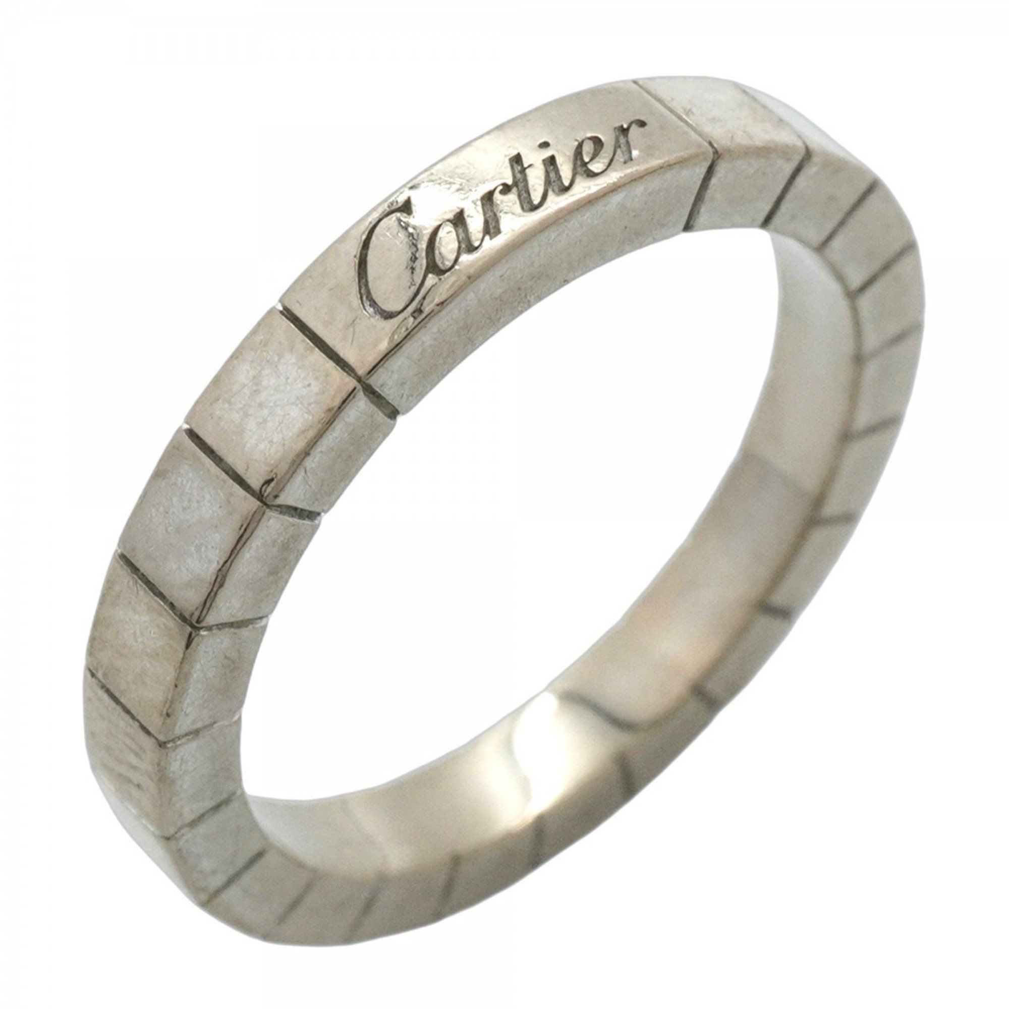 Cartier Ring Lanier 18KWG White Gold #56 Ladies