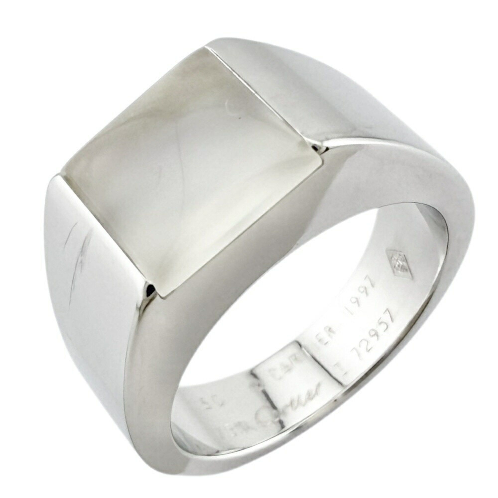 Cartier Tank Ring, Size 10, 18K, Moonstone, Women's, CARTIER