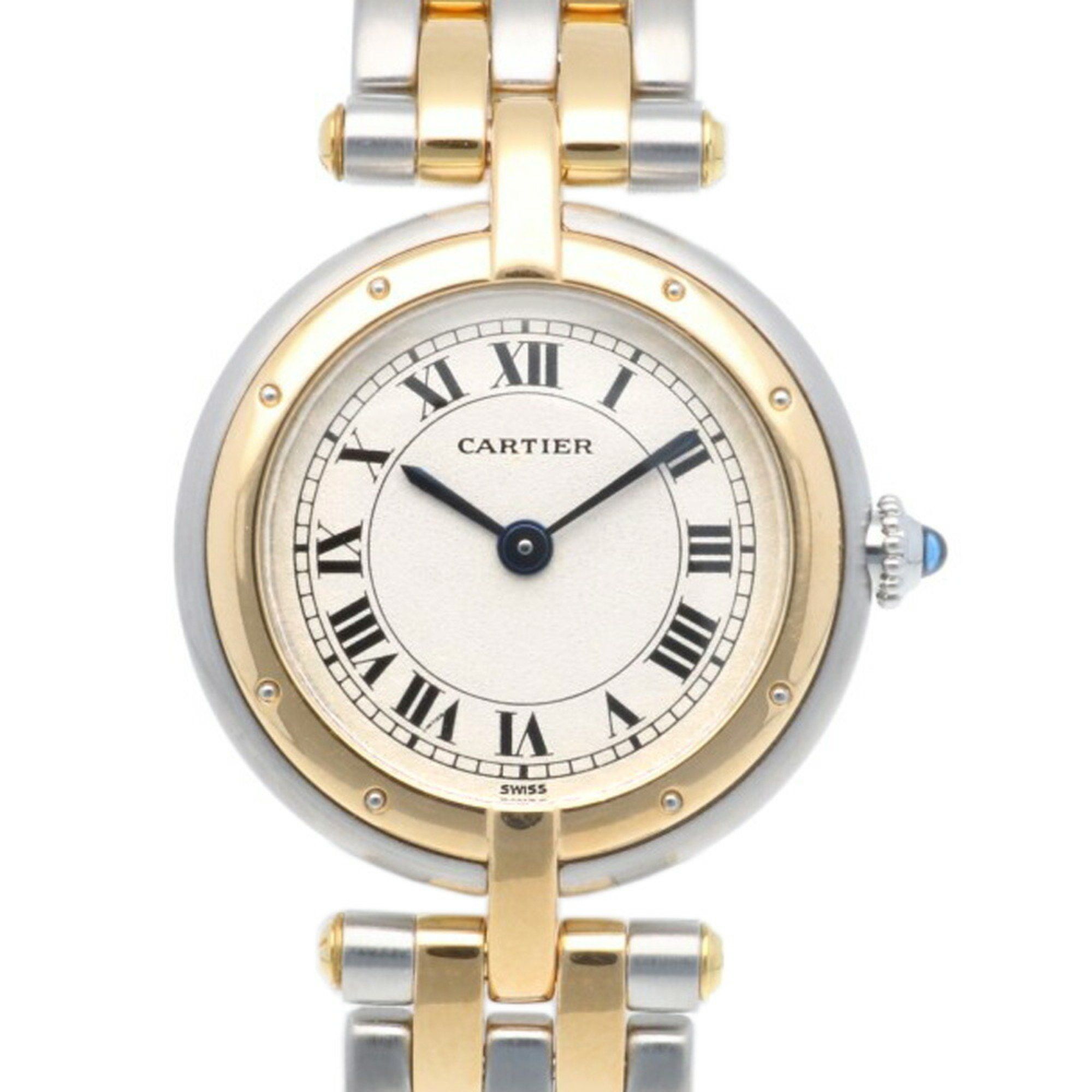 Cartier Panthere Round SM Watch Stainless Steel 1057920 Quartz Ladies CARTIER 2 Row