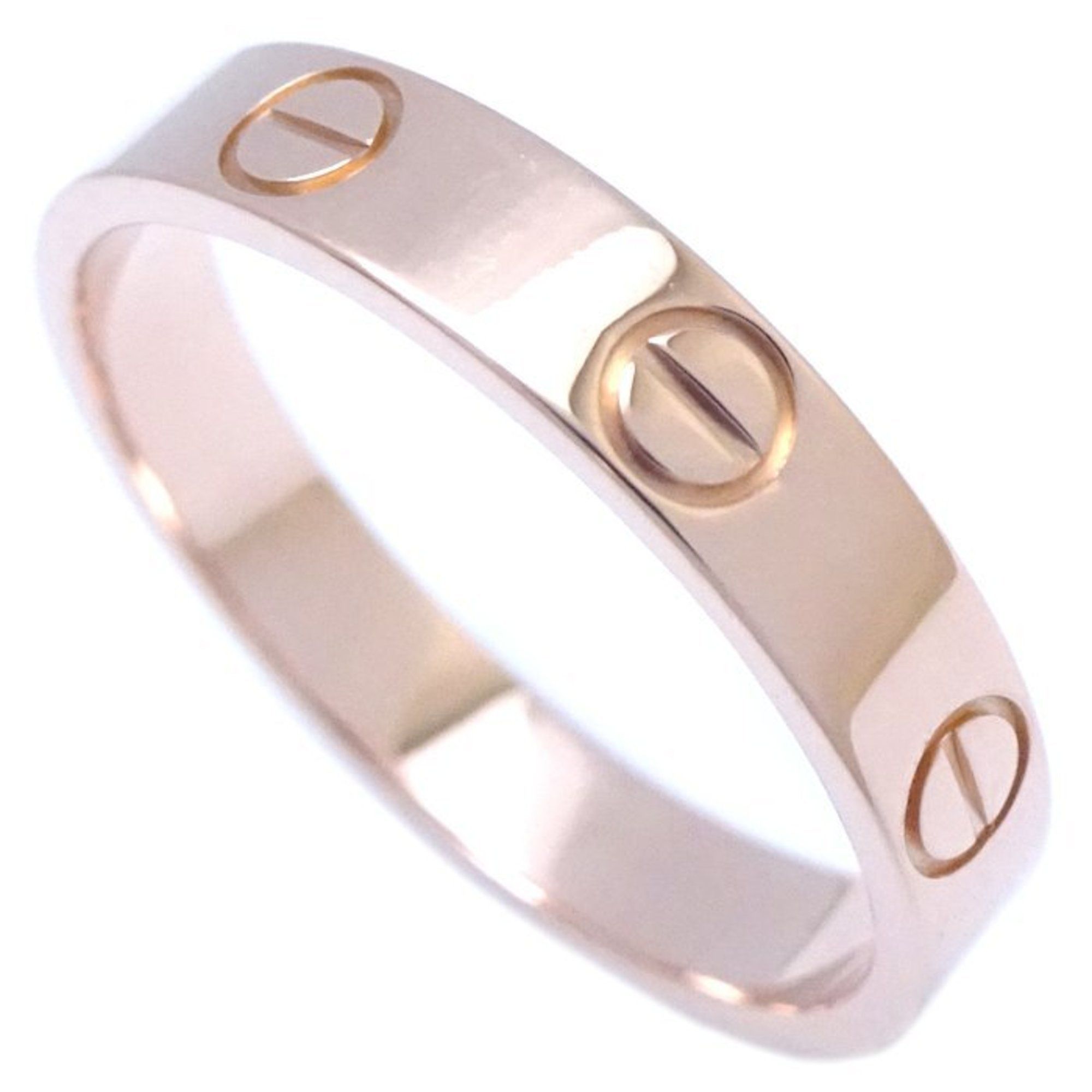 CARTIER Mini Love Ring #54 B4085200 K18PG Pink Gold 293247