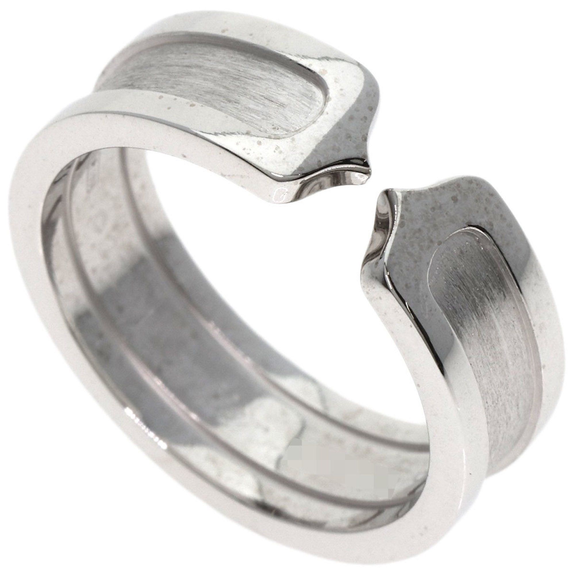 Cartier C2 #54 Ring, 18K White Gold, Women's, CARTIER