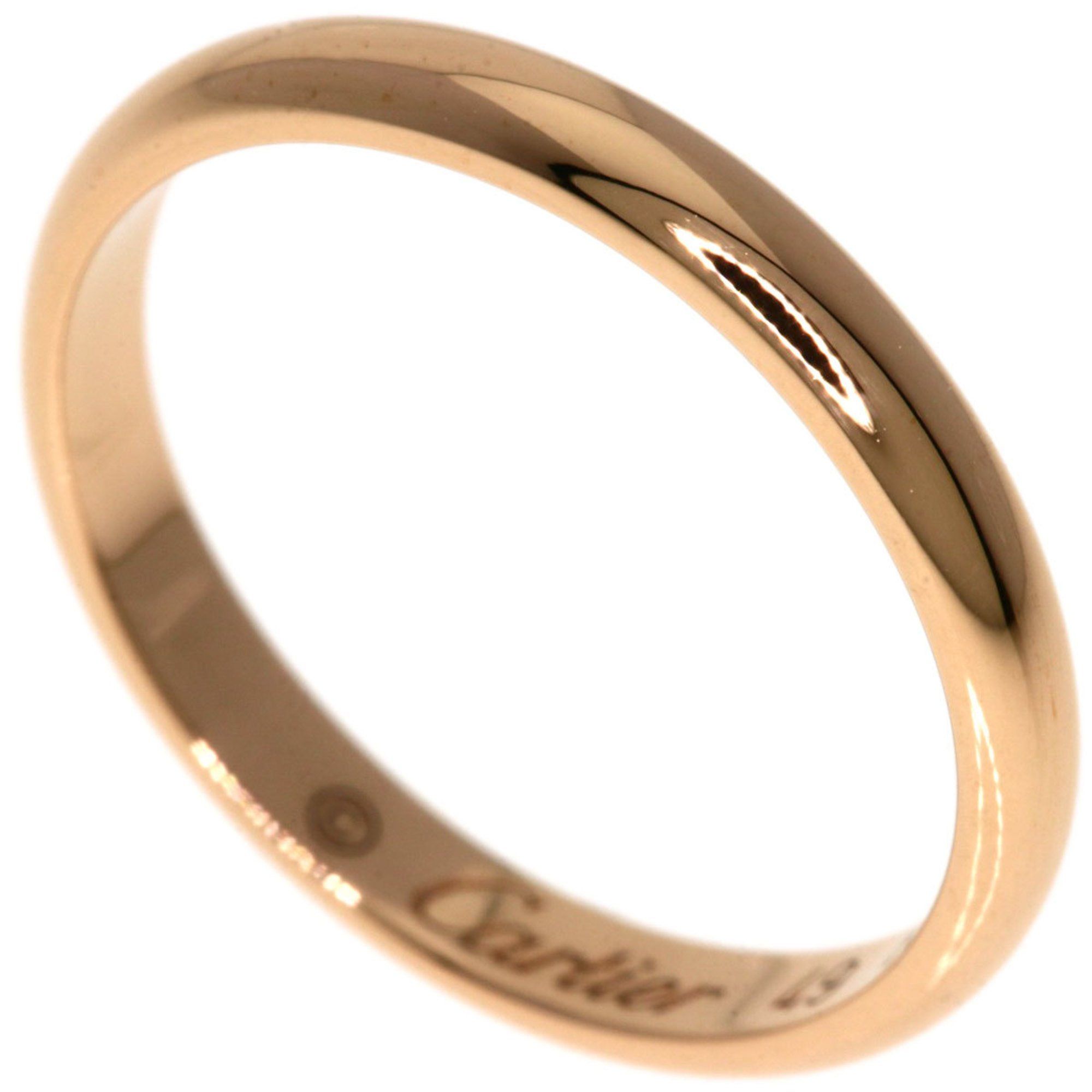 Cartier Classic Wedding #49 Ring, 18K Pink Gold, Women's, CARTIER