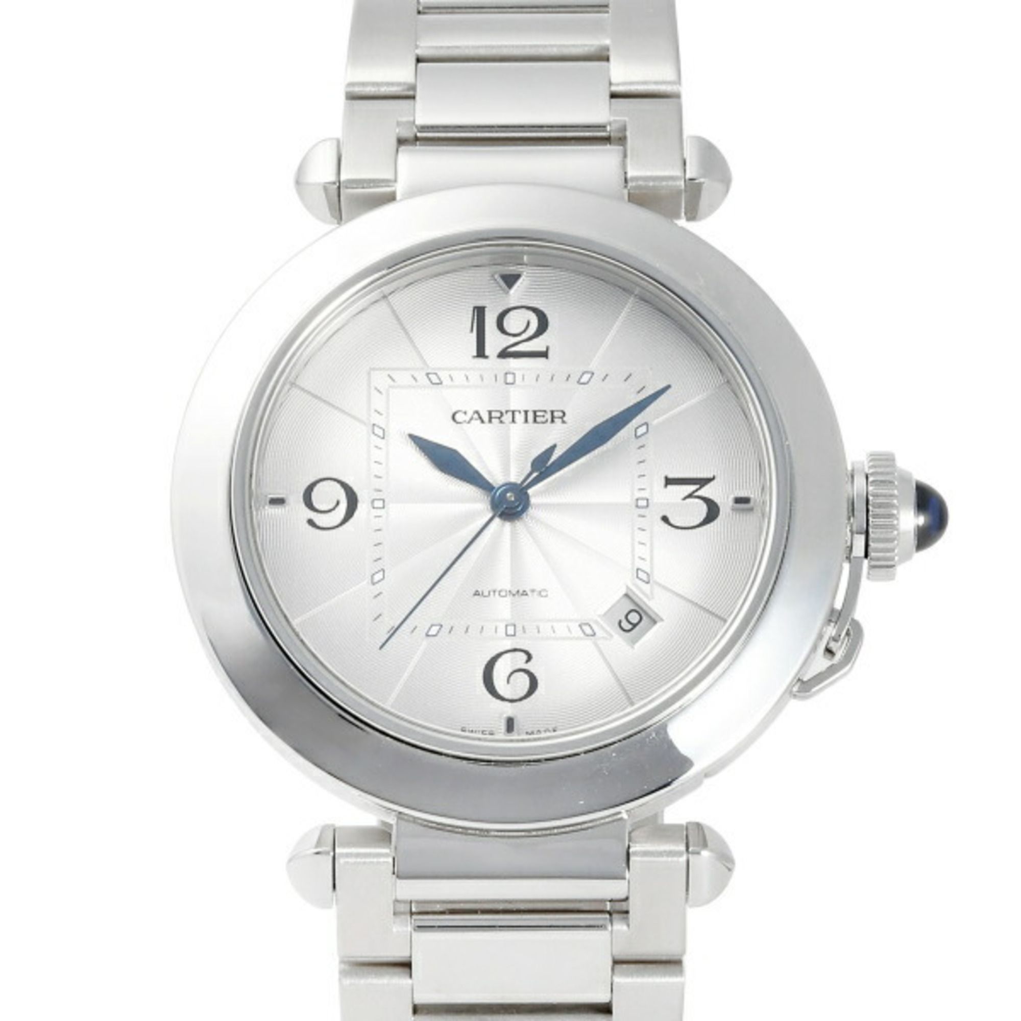 Cartier Pasha Do Watch 41MM WSPA0009 Silver Dial Men's __