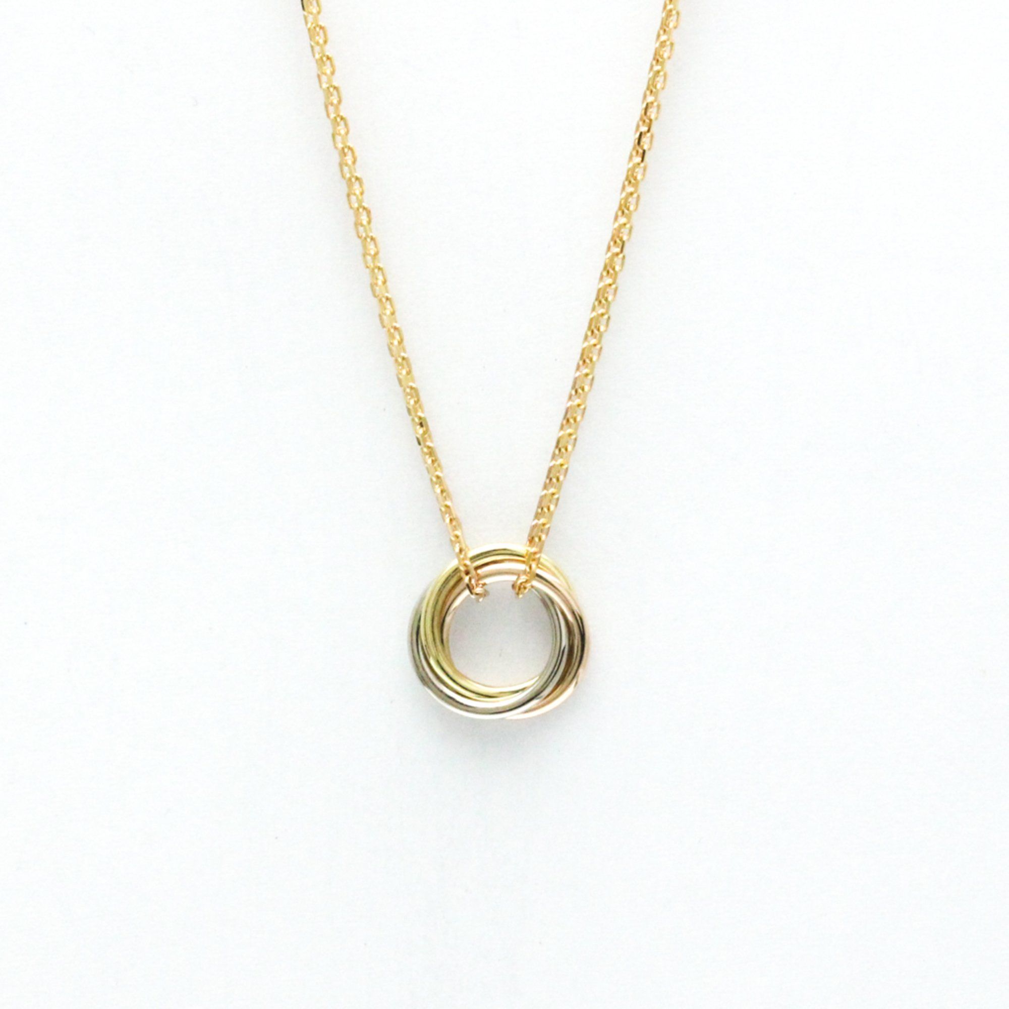 Cartier Baby Trinity Necklace Pink Gold (18K),White Gold (18K),Yellow Gold (18K) No Stone Men,Women