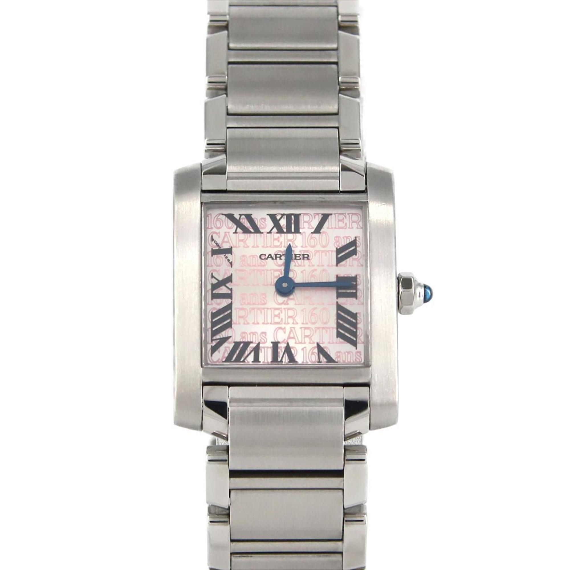 Cartier Tank Francaise SM 160th Anniversary W51035Q3 SS Wristwatch Quartz