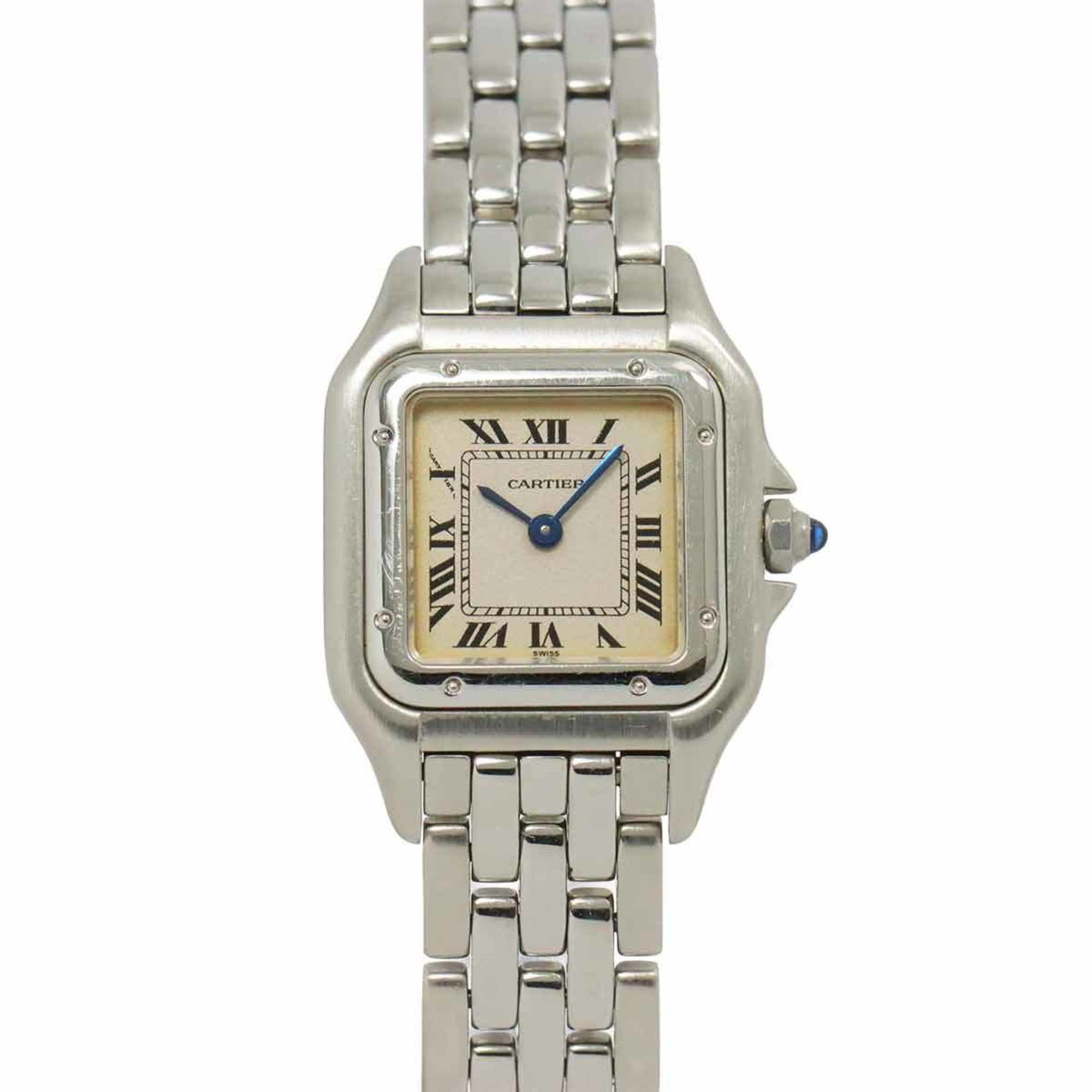 Cartier Panthere SM W25033P5 Ladies' Watch Ivory Quartz