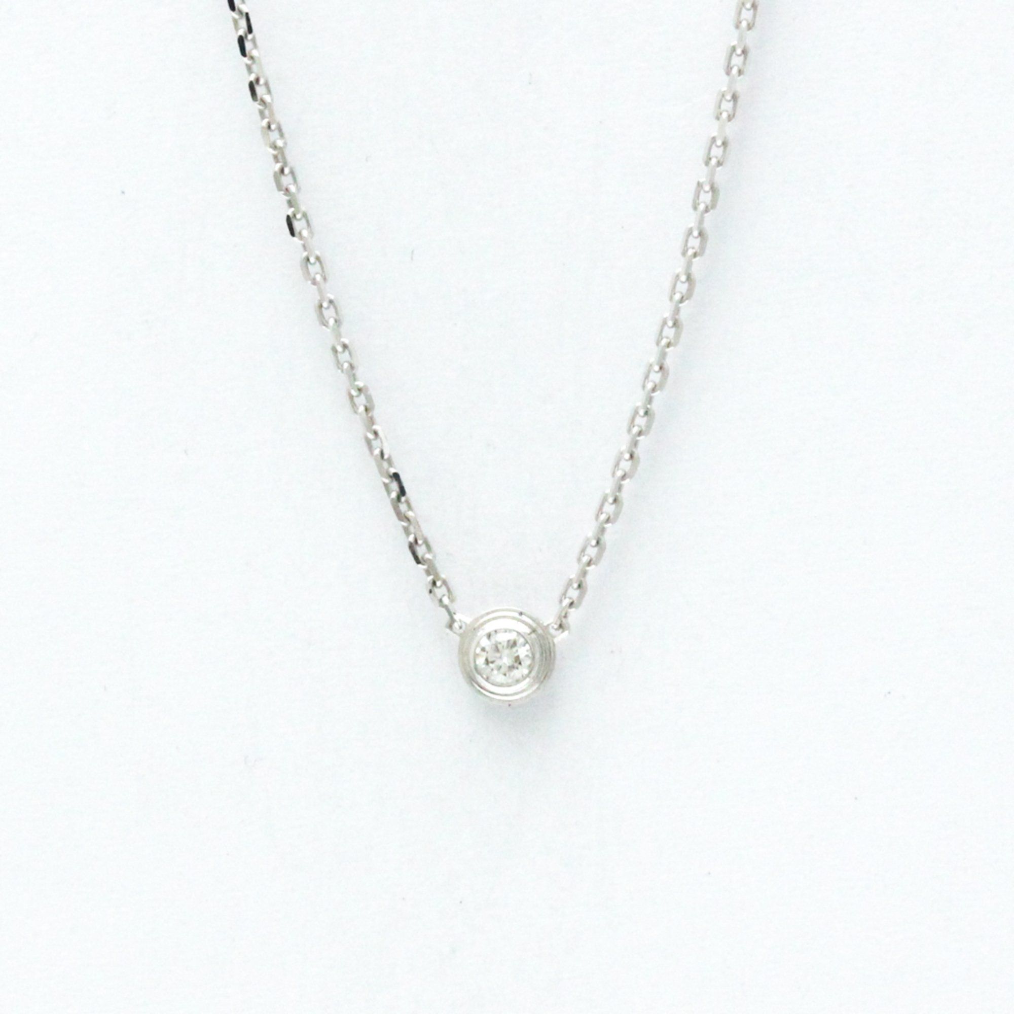 Cartier Damour Necklace XS B7224515 White Gold (18K) Diamond Men,Women Fashion Pendant Necklace Cara