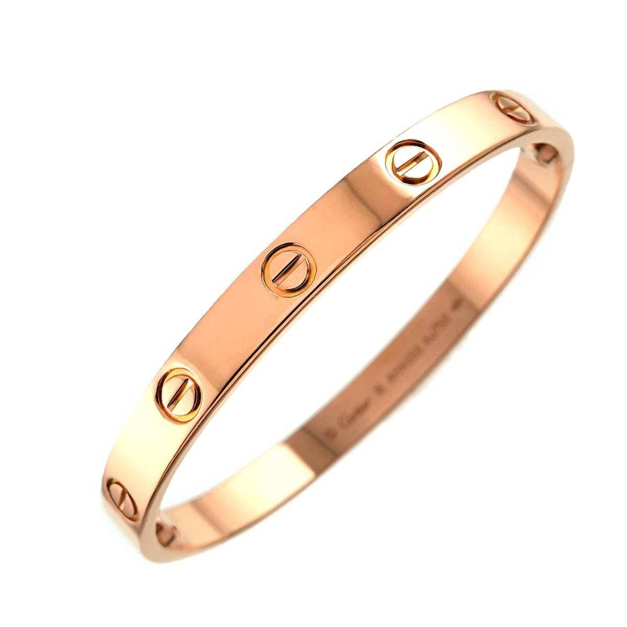 Cartier Love Bracelet #16 K18 PG Pink Gold 750 Bangle