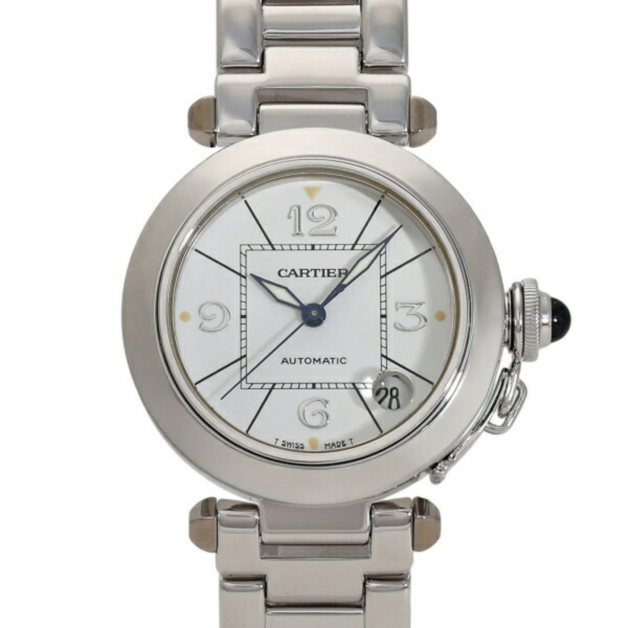 Cartier Pasha C W3014556 White Dial Watch for Men and Women __