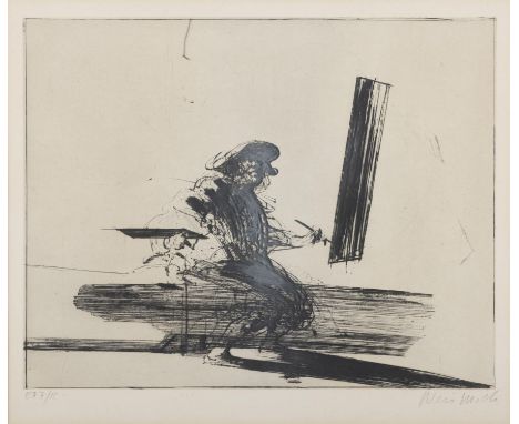 Claude Weisbuch (1927–2014)Artist at WorkLithograph, 45 x 53cm (14¾ x 21")Signed and numbered 7/15