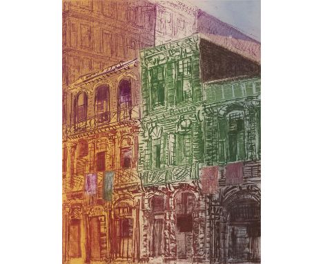 DIETRICH BLODAU (20th Century) Harvard / Habana, PairLithograph, 62 x 47cm (24½ x 18½")Signed, numbered edition of 30 (2)