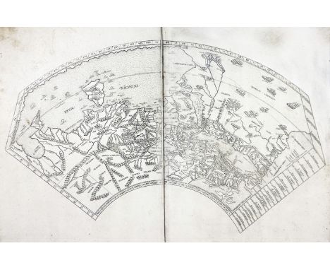 PTOLEMAEUS - COSMOGRAPHIA -- COLLECTION of all the original maps from the 'Cosmographia', Rome, 1490 edition. 27 double-p. ma