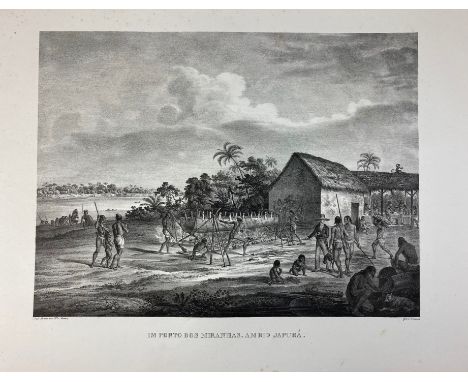 SOUTH AMERICA -- BRAZIL -- "IM PORTO DOS MIRANHAS, AMRIO JAPURÁ" - "ALDEA DER COROADOS" - "AUSGRABUNG UND ZUBEREITUNG der Sch