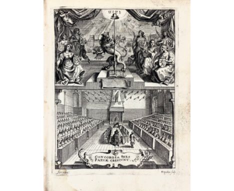 A(ITZEMA), L. v. Herstelde leeuw, of discours, over 't gepasseerde in de Vereenichde Nederlanden in 't Jaer 1650 & 1651. The 