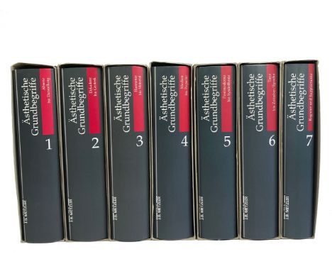 AESTHETICS -- BARCK, K., (a.o.), eds. Ästhetische Grundbegriffe. Historisches Wörterbuch. Stuttg., (2000-05). 7 vols. Ocl. w.