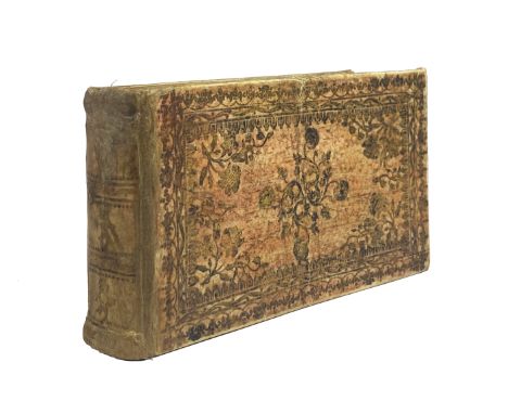 ZUYLEN van NIJEVELT FAMILY. Charming booklet. (18th c.). Manuscript in French on 109 lvs. (of which 8 blanks). With musical s
