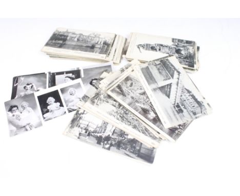 Collection of WWI First World War French war damage black and white post cards, most from a series by ELD, also includes some