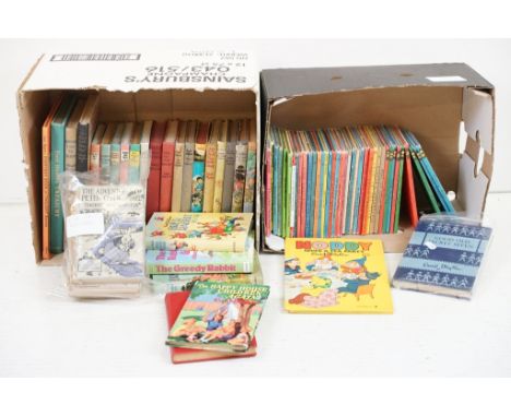 Books - A collection of vintage hardback childrens books to include 5 x Thornton W. Burgess 'The Bedtime Story Books' (1st ed
