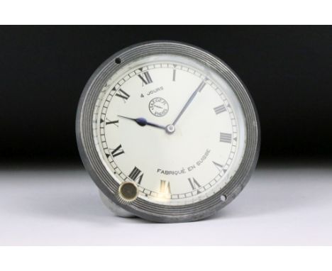 A Vintage hand winding Jaeger, Paris Car dash clock. 