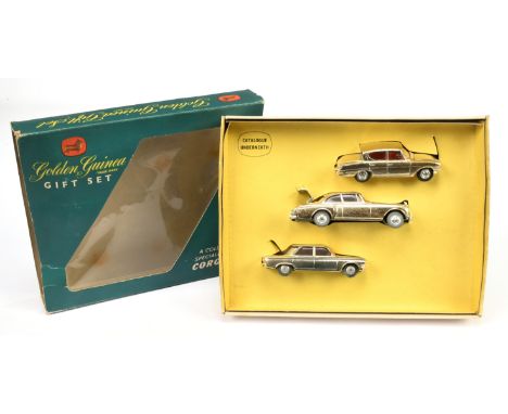 Corgi Toys GS20 Gift Set "Golden Guinea" to Include (1) Ford consul Classic - spun hubs (2) Bentley Continental Saloon - spun
