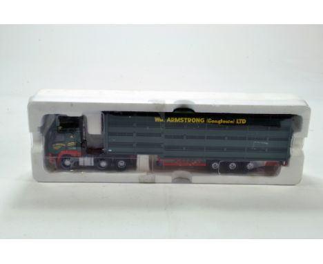 Corgi 1/50 diecast truck issue comprising Foden Livestock Trailer in livery of W M Armstrong. E to NM. 