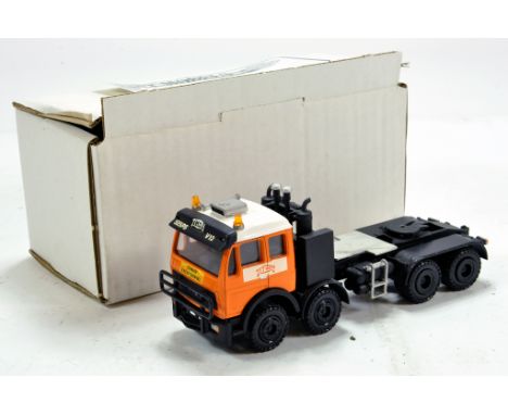 Conrad 1/50 Truck issue comprising Special Edition Titan V12 Middle East Heavy Tow Tractor with Smith Type Accessories. Scarc