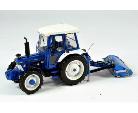 Bespoke Farm Model 1/32 scale Combination of Ford 6610 4WD GEN II Tractor with Mower. E to NM. 