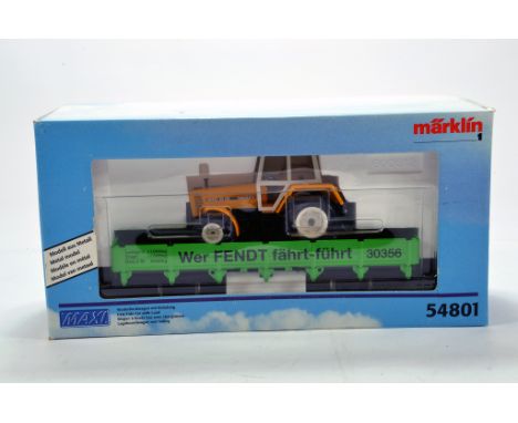 Marklin Gauge 1 Wagon Issue with 1/32 Fendt Tractor. NM to M in Box. 
