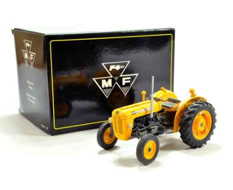 Universal Hobbies 1/16 diecast issue comprising Massey Ferguson 35X Industrial Tractor. VG to E in Box.