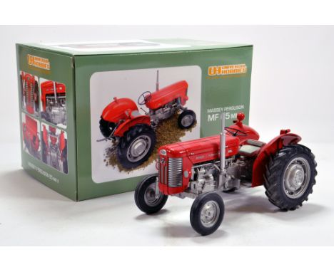 Universal Hobbies 1/16 diecast issue comprising Massey Ferguson 165 MKII Tractor. VG to E in Box.