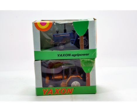 Yaxon 1/43 Farm Diecast Duo comprising Landini 12500 tractor plus Renault issue. VG to E in Boxes. (2)