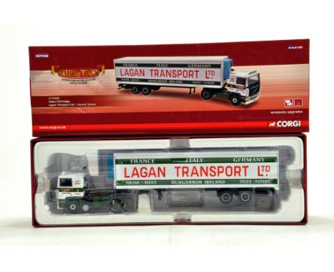 Corgi 1/50 Diecast Truck Issue Comprising No. CC15503 Volvo F10 Fridge Trailer in livery of Lagan Transport. NM to M in Box.