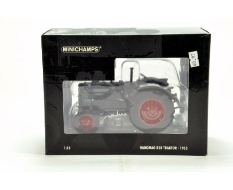 Minichamps 1/18 diecast issue comprising Hanomag R28 Tractor. E to NM to M in Box.