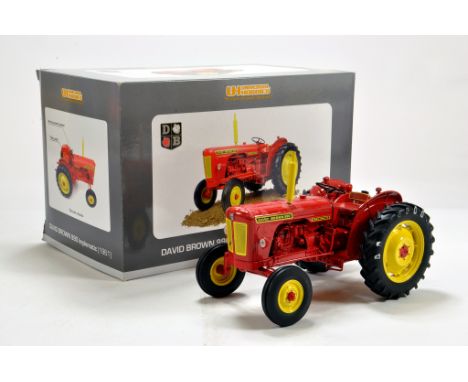 Universal Hobbies 1/16 diecast issue comprising David Brown 990 Tractor. Repaired hence G to VG in Box.