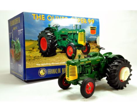 Franklin Mint 1/12 Diecast Farm Issue comprising Oliver Super 99 Tractor. Precision Detail. E to NM to M in Box.