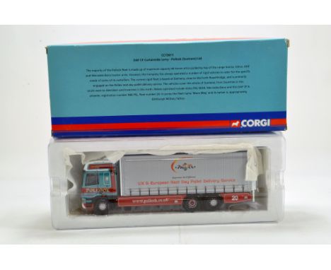 Corgi 1/50 Diecast Truck Issue Comprising No. CC13611 DAF CF Curtainside in livery of Pollock. E to NM to M in Box.