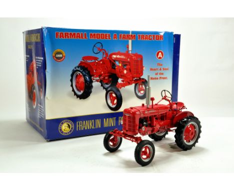 Franklin Mint 1/12 Diecast Farm Issue comprising Farmall A Tractor. Precision Detail. E to NM to M in Box.