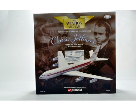 Corgi 1/144 Diecast Aircraft Issue comprising No. AA32902 Boeing 707 Trans World Airlines. E to NM in Box.