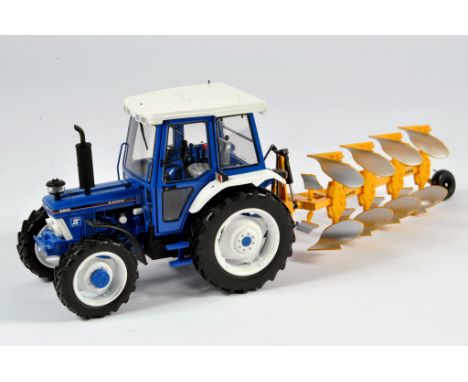 Bespoke Farm Model 1/32 scale Combination of Ford 5610 4WD GEN II Tractor with Plough. E to NM. 