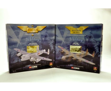 Corgi 1/144 Diecast Aircraft duo Issue comprising No. 47302 Avro Lancaster Coastal Command plus No. 47204 Avro York RAF Kings
