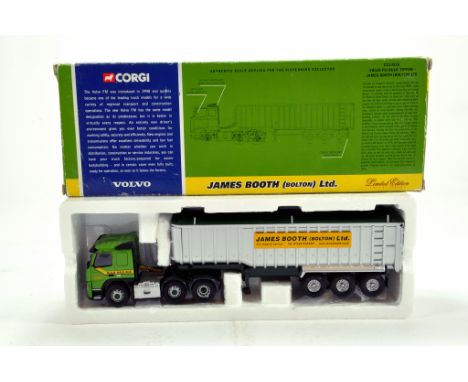 Corgi 1/50 Diecast Truck Issue Comprising No. CC13510 Volvo FM Bulk Tipper in livery of James Booth. NM to M in Box.