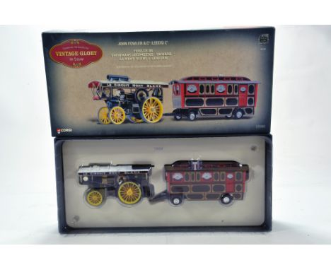 Corgi 1/50 Vintage Glory issue comprising Fowler engine and Caravan. E to NM in Box.