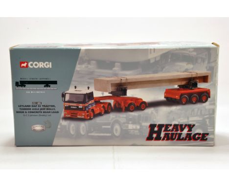 Corgi 1/50 Diecast Truck Issue Comprising No. CC11802 Leyland DAF 85 Tandem Axle Trailer in livery of GCS Johnson Heavy Haula