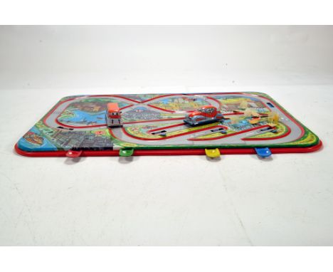 Tin Plate Technofix Traffic Control Game. Displays well.